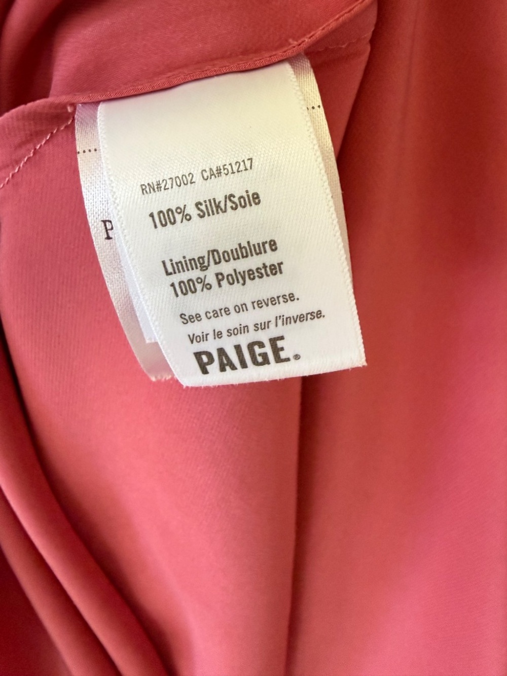 PAIGE Silk Sleeveless Cutout Midi Dress | Rosewood Mauve | Size M - Picture 5 of 5